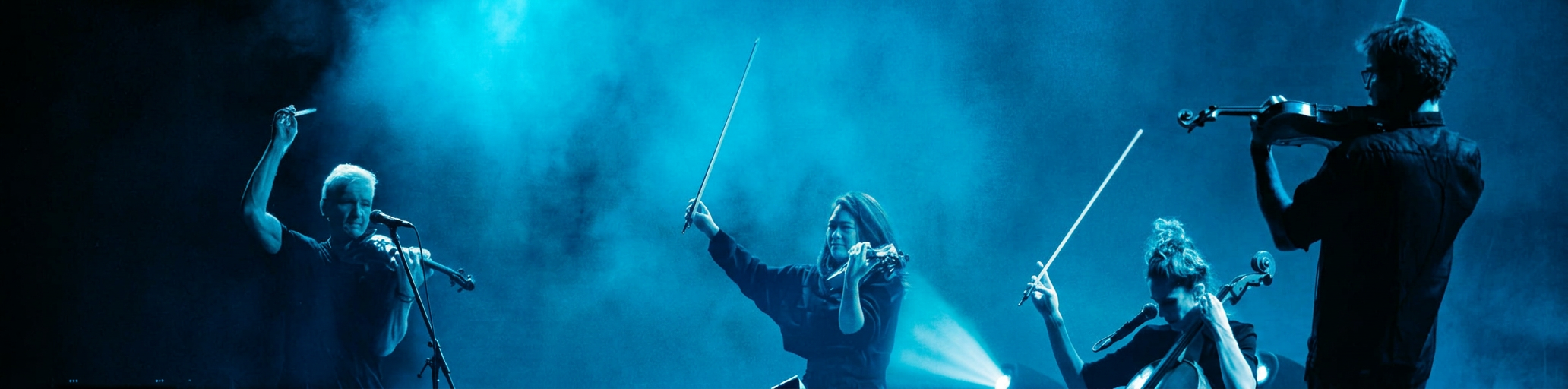 radio.string.quartet performing live — Kino Siska, Ljubljana, October 2025